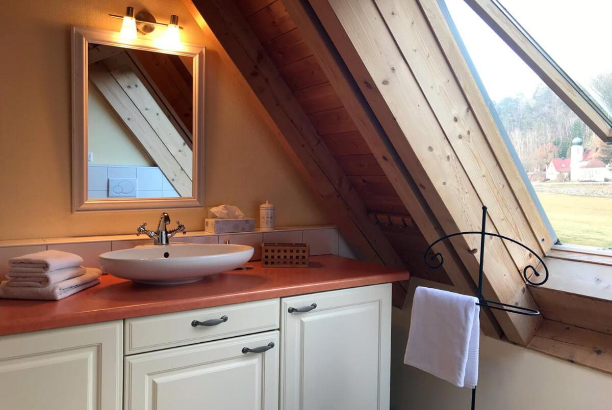 Landhotel Untere Muehle Strassberg Luaran gambar